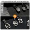 Stainless Steel Acclerator Pedal Covers for Ford Focus MK2 MK3 Kuga Escape 2013-2019 LHD AT MT Car Modification Accessories