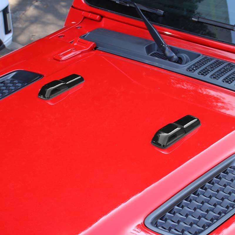  ABS Engine Hood Decoration Cover Sticker Fit For Jeep Wrangler JL For JT Gladiator 2018 Up  Car Exterior Accessories