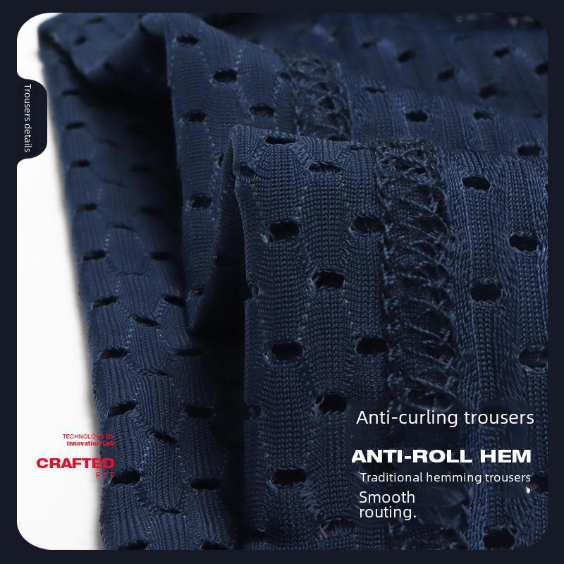 Men's Anti-Friction Ice Silk Long Boxer Briefs - Large Size Sports Running Tights