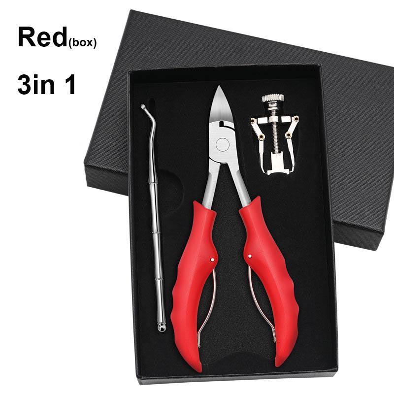 Stainless Steel Manicure & Pedicure Set with Nail Clippers File Dead Skin Pliers Nail Scissors-Durable Salon & Home Use