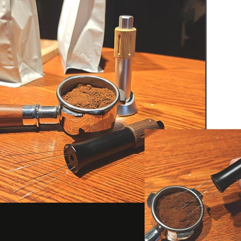 Espresso Coffee Stirrer Professional Powder Needle Powder Distribution Tool Coffee Powder Needle Suitable for Coffee