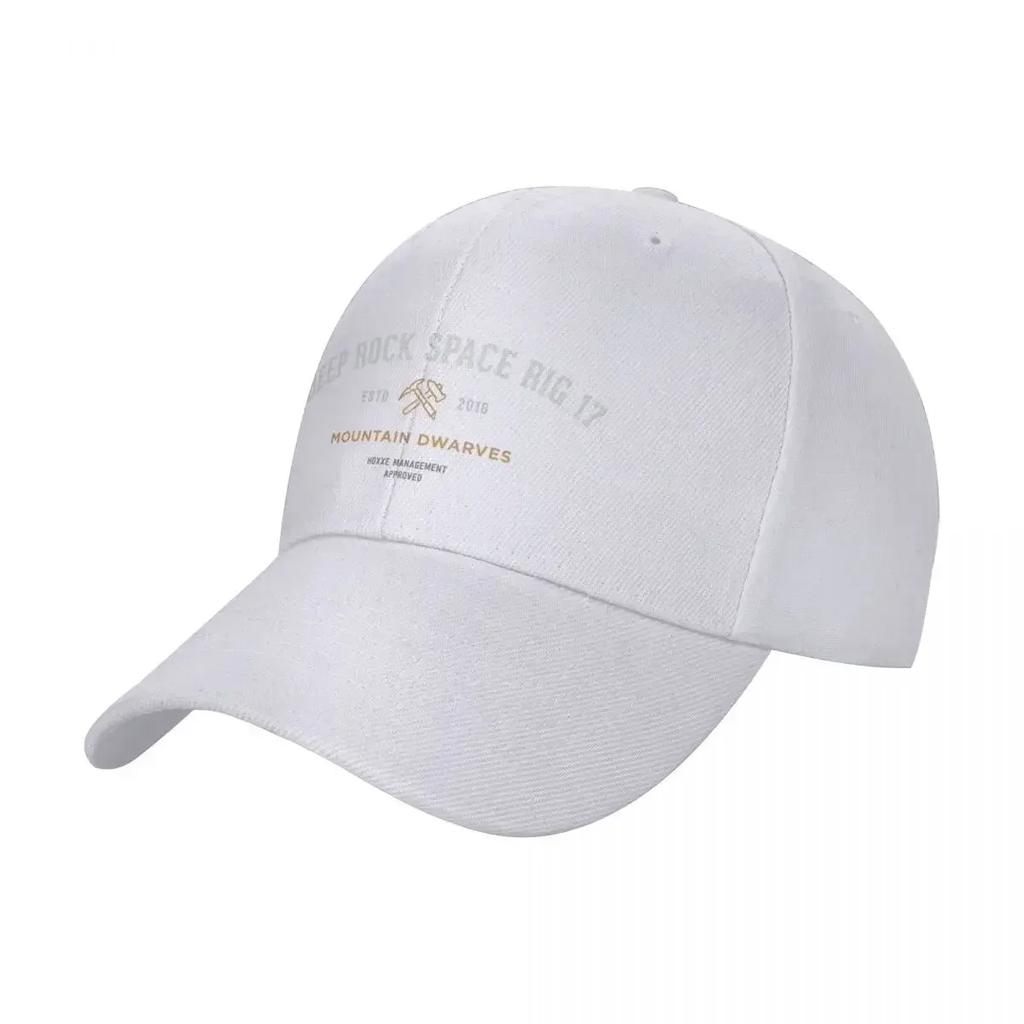 Deep Rock Galactic Space Rig White Baseball Cap Luxury Unisex Hat Big Size Hat Beach Bag GirlS Hats Unisexs