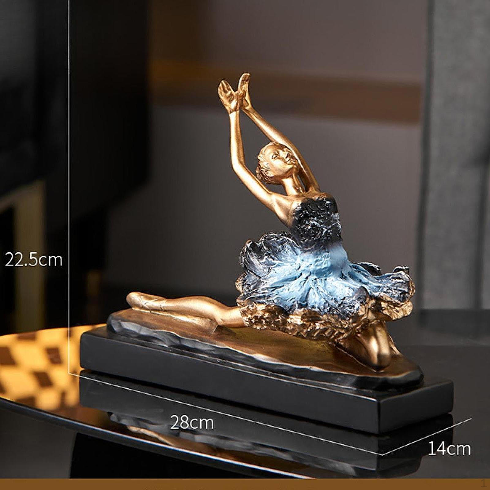 

Фигурка балерины, статуэтка балерины, настольный подарок, художественное ремесло, скульптура из смолы для Style D
