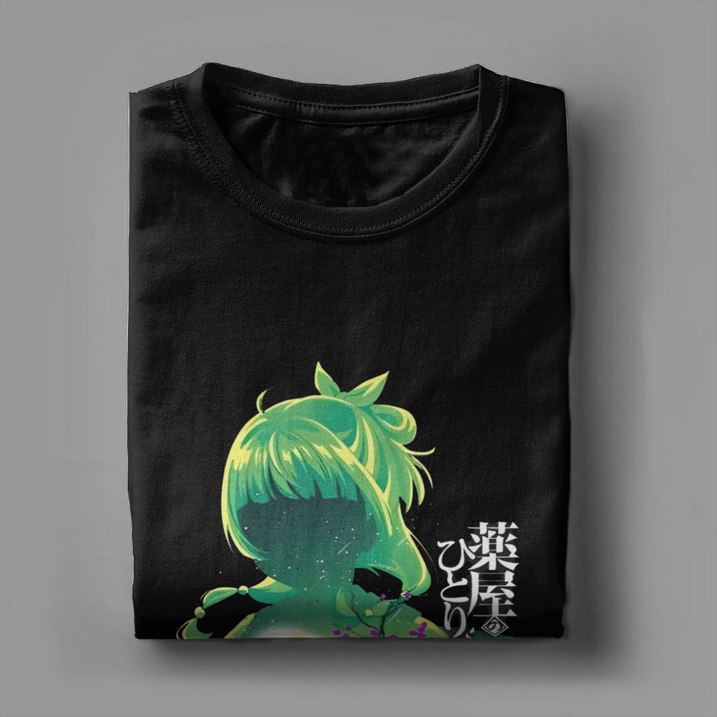 Maomao The Apothecary Diaries T-shirts Män Manga Anime Vintage 100% Bomull T-shirt O-hals Kortärmad T-shirt Tryckt merchandise