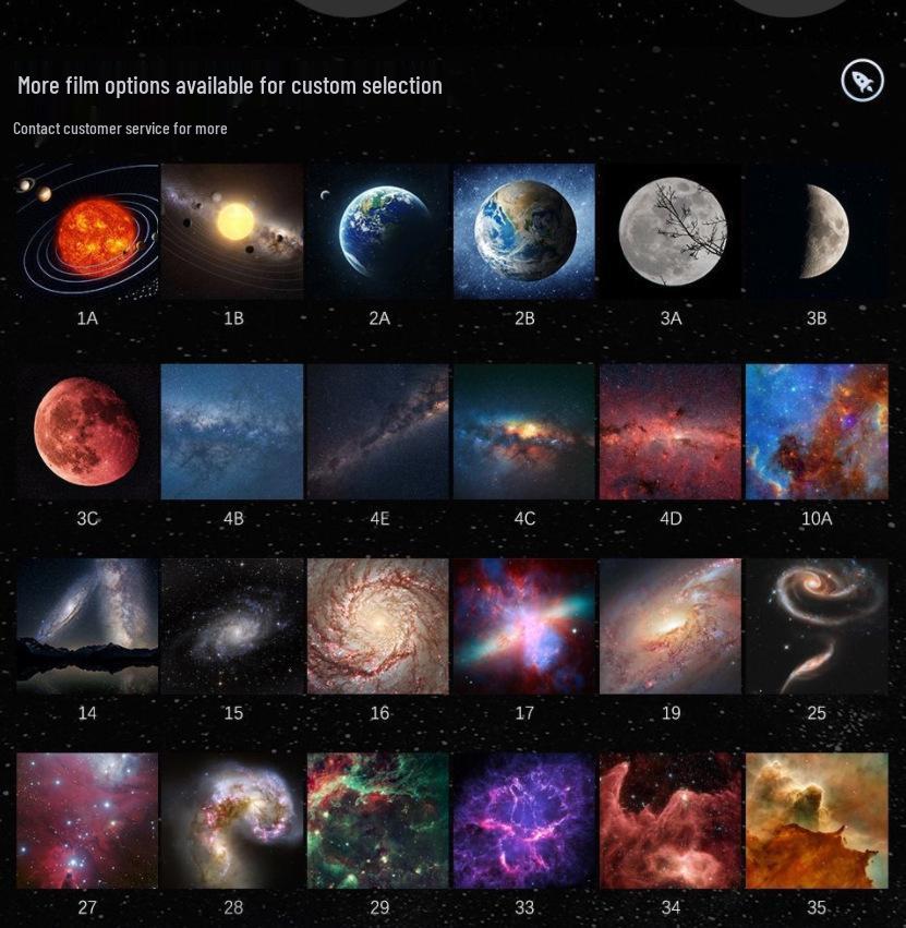 USB Starry Sky Galaxy Projection Light: Night Light & Table Lamp