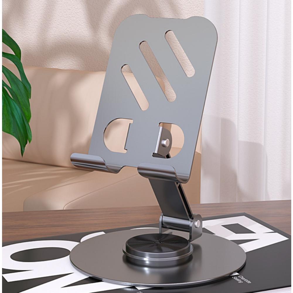 

Metal Live Broadcast Mobile Phone Holder 360 Degree Rotation Adjustment Folding Lazy Tablet Desktop Mobile Phone Holder