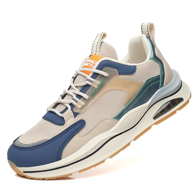 Modische Herren Sneaker Plateau Laufschuhe Luftpolster Sneaker Trend Freizeit Schuhe Rutschfeste Sportschuhe 39-44 Herrenschuhe