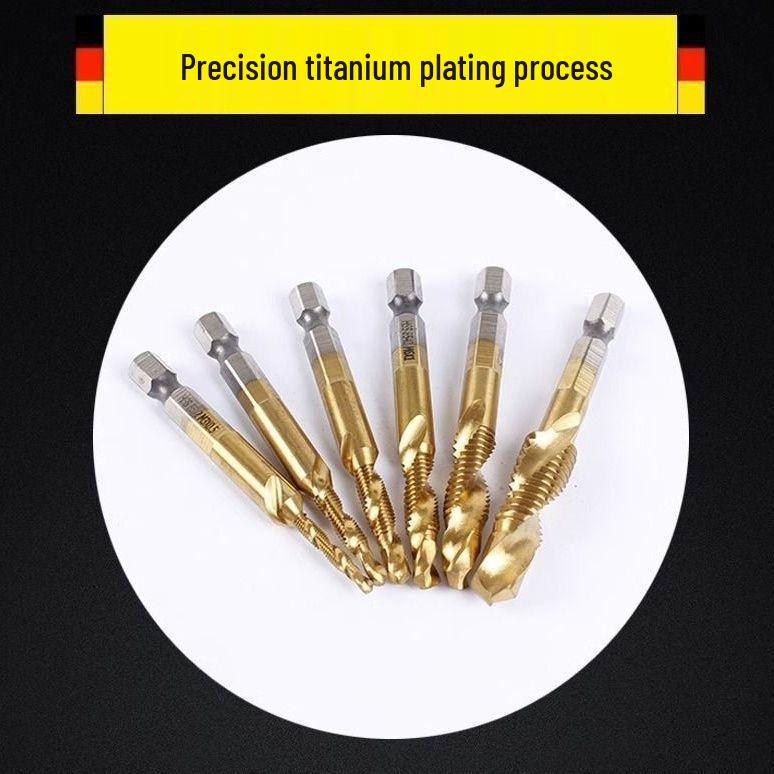 

High-Speed Steel Composite Tapping and Threading Machine with Hexagonal Spiral Self-Tapping Drill Tap