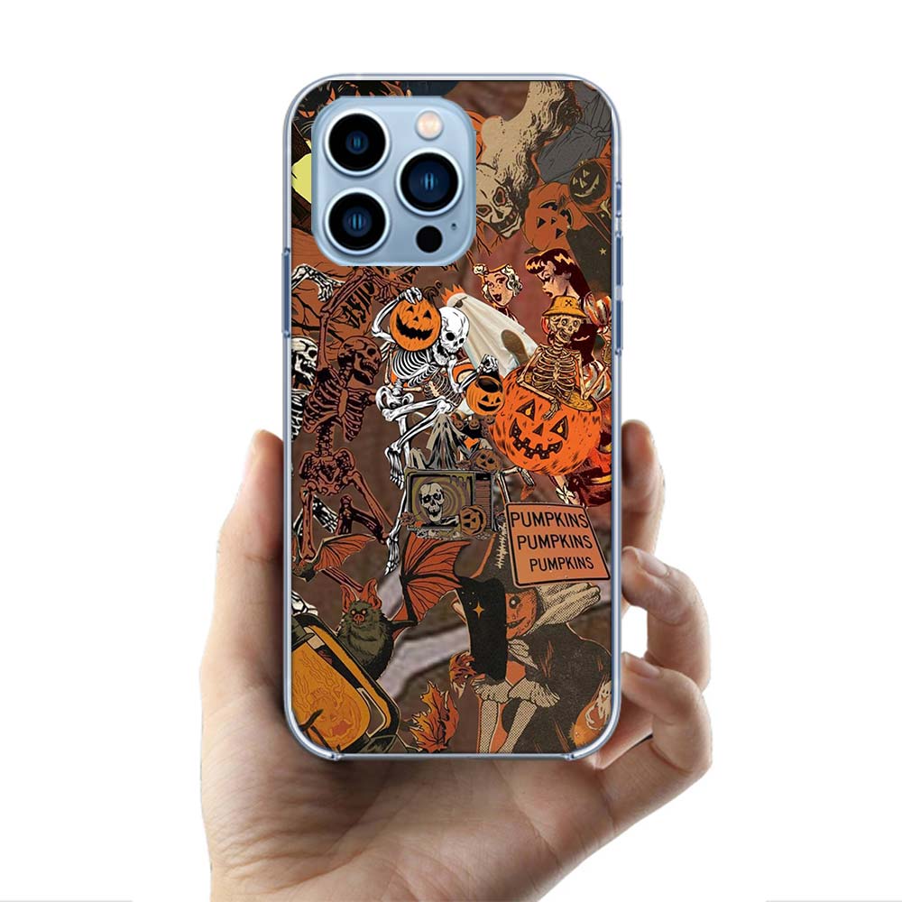 

Halloween Fall Art Witch Cat Cases Phone Case For Iphone 17E 16E 17 Air 16 Pro Max 15 Pro 14 Plus 11 13 12 Mini Cover Cases Comp iPhone 16 Pro