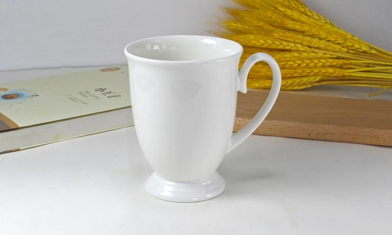 300ML Plain White Bone China Coffee Mug, Porcelain Tumbler for Tea, Ceramic Cup, Thermo Mug, Couple Mug, Tea Set
