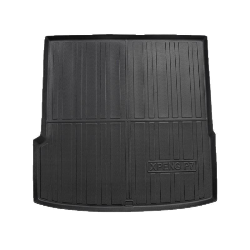 XPeng P7 Trunk Mat & Backrest Cushion: 3D High-Edge Protective TPE - Fits 26 Models