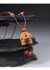Wooden Coffee Bean Puppy Pendant Necklace - Light Luxury Accessory for Women