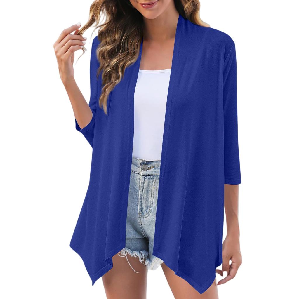 Women's Fashion Casual Comfortable Solid Color Cardigan Jacket