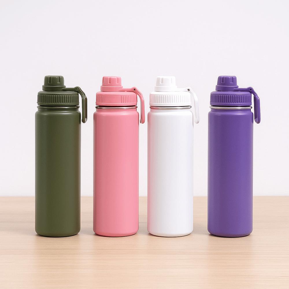 800ml Insulated Water Bottle Stainless Steel Insulated Tumbler Outdoor Cup Thermos Cup  Office