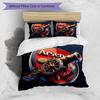 3pcs Duvet Cover Set (1*Duvet Cover + 2*Pillowcase, Without Core),football team.C Print Bedding Set, Bedroom Decor, All‑Season, Birthday Gift