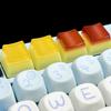 Kreuzwellen-Wackelpudding-Tastenkappe Personalisierte Original Tropfende Mechanische Tastatur-Tastenkappen Transparentes Design Wackelpudding-Textur