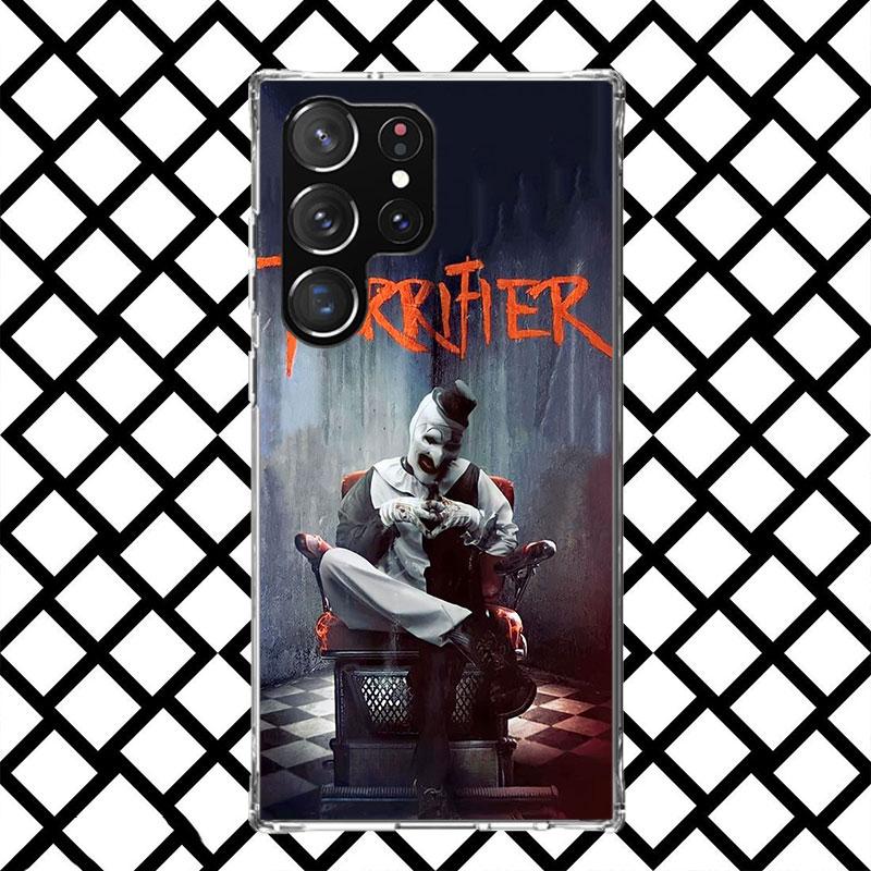 Horror Movie Terrifier Phone Case for Samsung Galaxy S26 S25 Edge S24 S23 Ultra S22 Plus S21 FE S20 + Soft Cover Print Fundas Ga