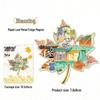 Maple Leaf Metal Fridge Magnet: National City Souvenir & Cultural Craft