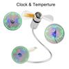 Creative Mini USB Real Time Temperature LED Clock Display Summer Cooling Fan