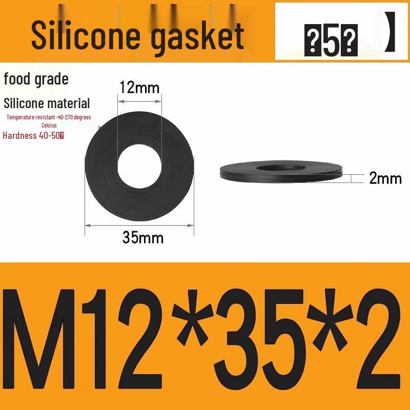 Silicone High-Temp Waterproof Gasket & Shock Absorbing Seal Pad