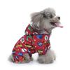 Universal Dog Raincoat with Foot Covers & Leash Access, Animal Design & Belly Wrap - Fits Small to Large Breeds