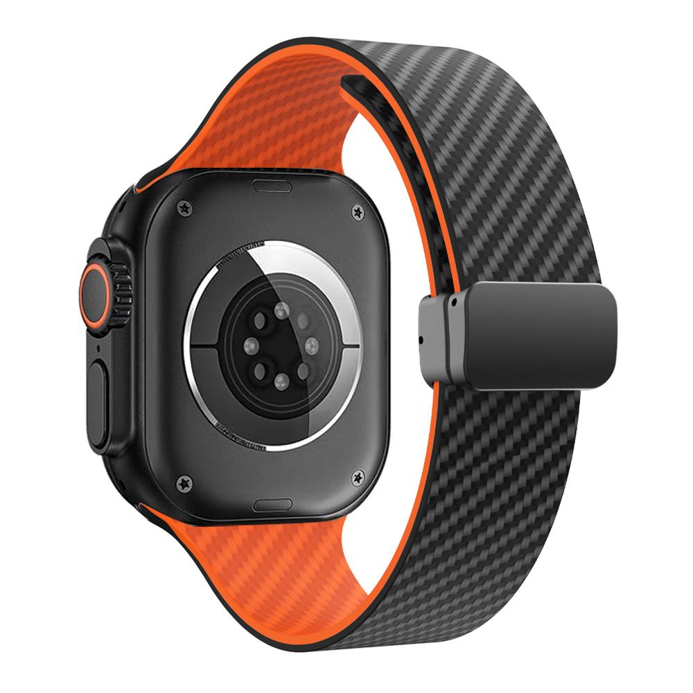 Straps For Apple Watch Ultra 2 Bands 49mm 44mm 45mm 41mm 40mm 46mm 42mm Magnetic Correa Bracelet iWatch Series 9 8 7 10 6 SE 5