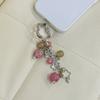 Sparkling Phone Charm Zinc Zinc Alloy Bag Charm Cute Strawberry Keychain  Girls