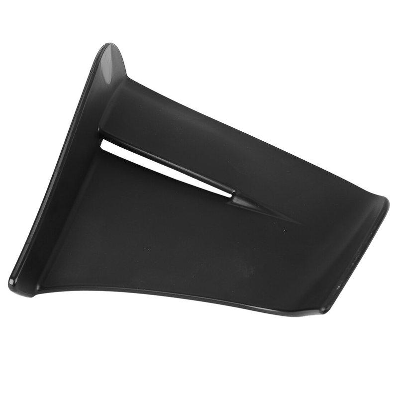 1 Pair Matte Black Motorcycle Side Winglet Air Deflector Wing Spoiler Trim Decoration