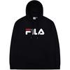 Fila Kapuzenpullover Unisex Schwarz Mit Kapuze Moderat FS2POC3102X-BLK