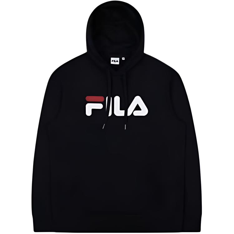 FILA Sweatshirts Unisex Black Hooded Moderate FS2POC3102X-BLK 095