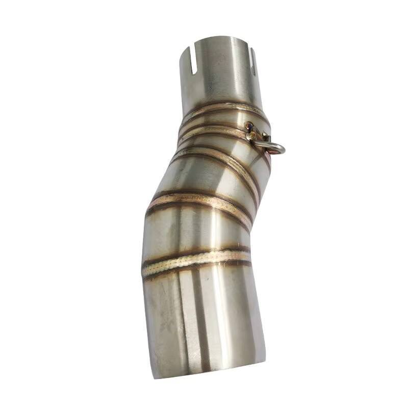 450Mt 2023+ CFMOTO For 450 Middle Exhuast MT Motorcycle Link Pipe Connect 51Mm Motorcycle Escape Exhaust Muffler Pipe +