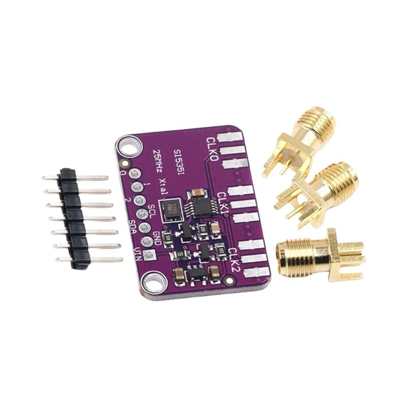 High Precise Square Waves Frequency Generator Adjustable 8kHz To 160MHz Via I2C Interfaces Signal Generator Module