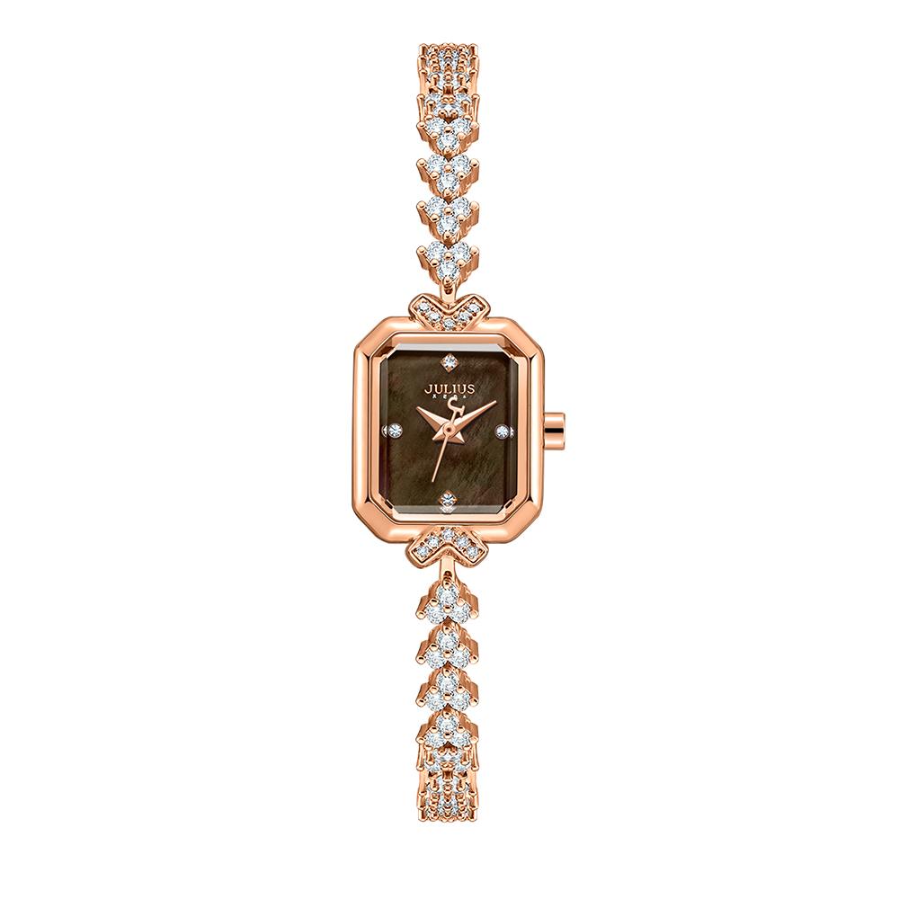 Jyullieoseu Ja-1437 Square Cubic Women'S Metal Watch