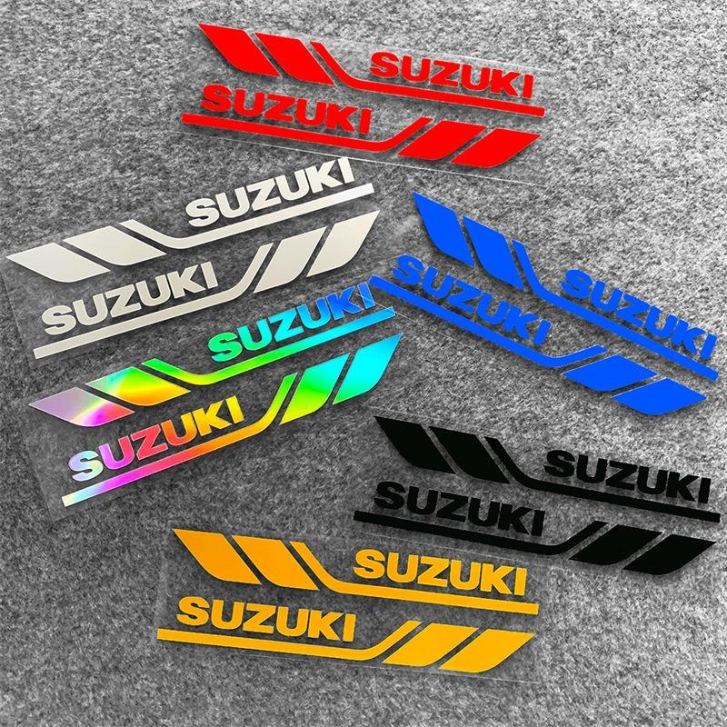 Suzuki Motorcycle Reflective Stickers Modification Waterproof Decoration Body Bumper Shock Absorber Fuel Tank Trunk Decor Decals