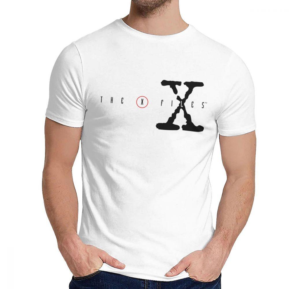 Summer The X Files Tee Shirt For Male Crazy Natural Cotton Short Sleeve O Neck
