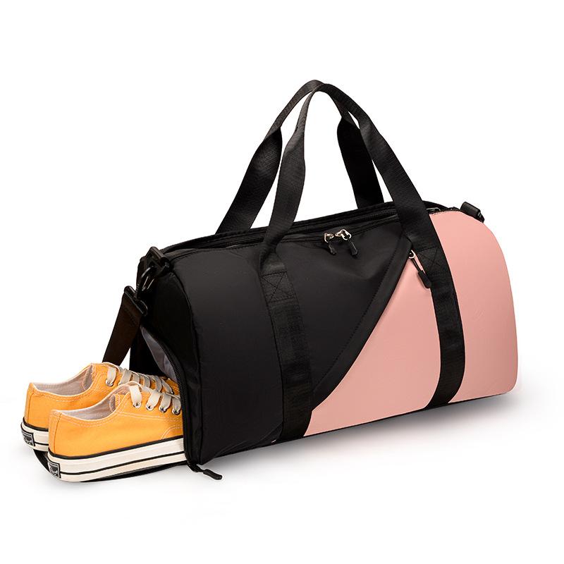 New Sports Fitness Bag Women's Wet and Dry Separation with Shoe Space Portable Messenger Travel Bag Short-distance Luggage Bag Men