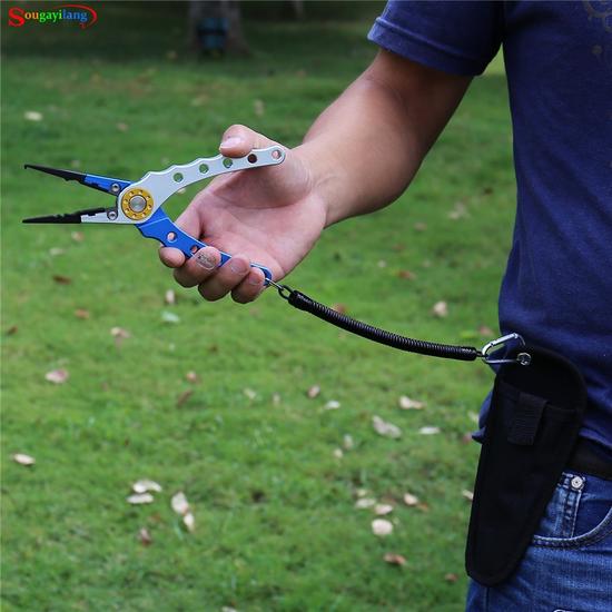 Fishing Pliers Hook Remover Braid Line Cutting and Split Ring