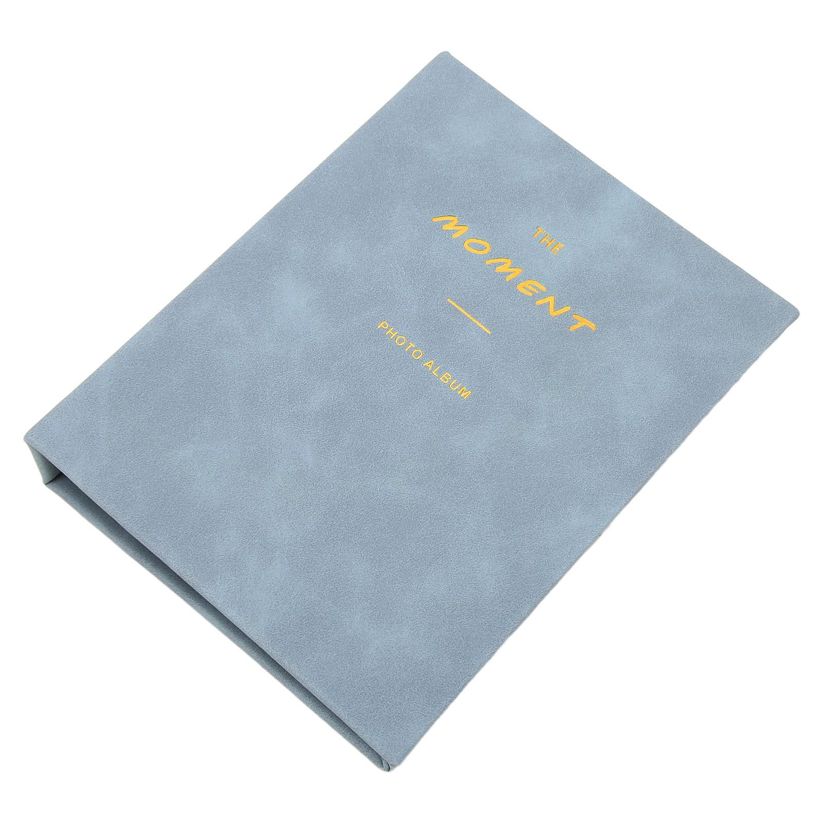 

Фотоальбом із 64 кишенями, повний захист, 3-дюймова плівка, фотоальбом для миттєвої камери для Fujifilm Instax синій