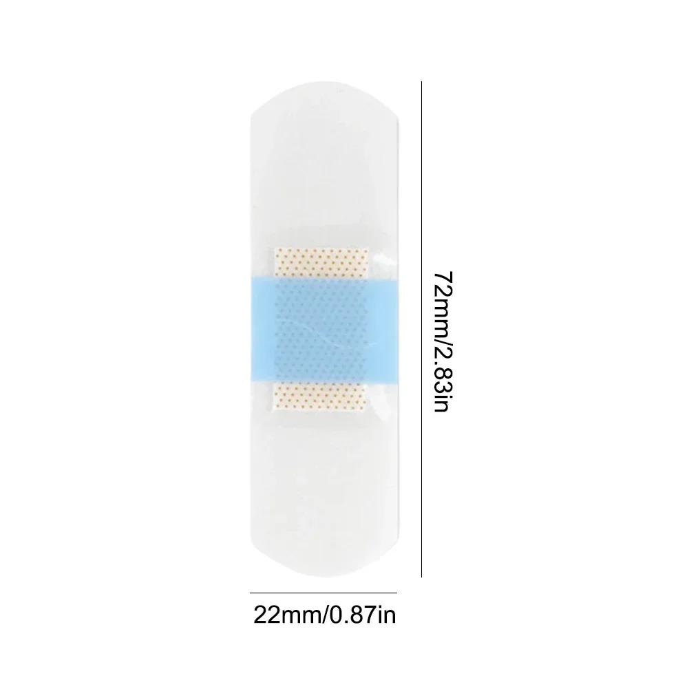 50/120Pcs Waterproof Transparent Band Aid Self Adhesive Wound Care Bandages for Sports Bathing Swimming Shower Injury Protection
