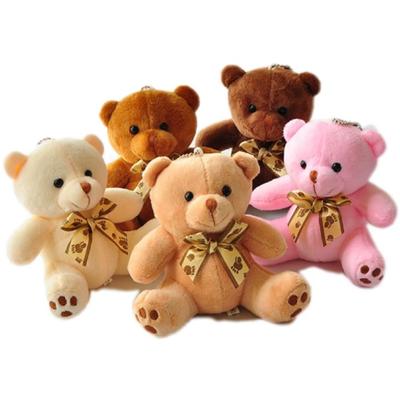 10cm Candy Bär Kleiner Teddy Plüschtier Niedliche Cartoon Stofftier Weiches Tier Anhänger Puppe Kinder Dekorative Geburtstagsgeschenke
