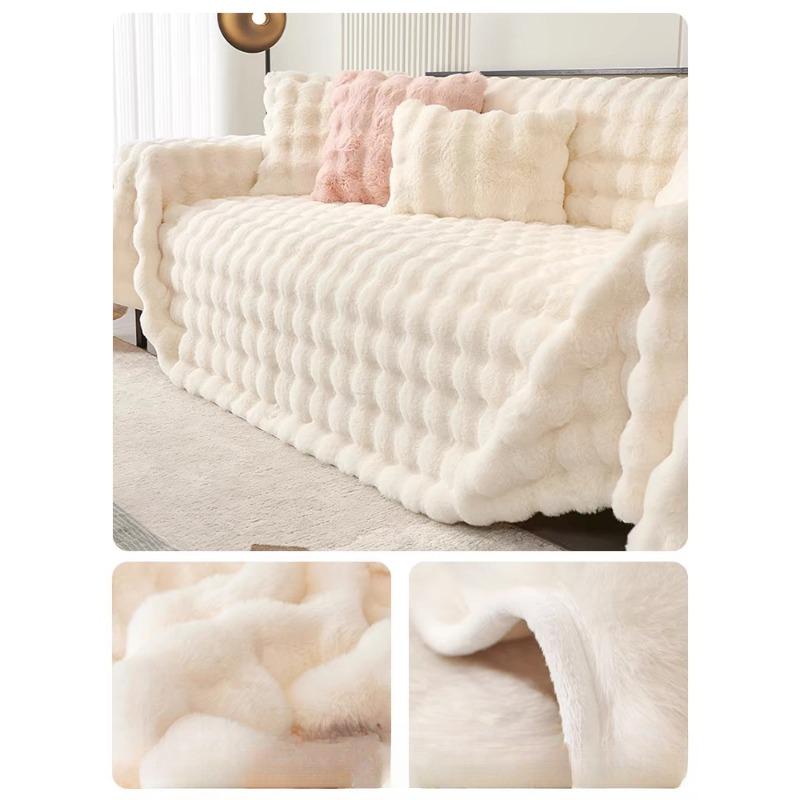 Чехол для дивана с плюшем в виде кролика — фото 7