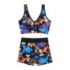 Women's Printing High-Breasted Straps Bikini Set Two-Piece Swimsuit Skin Friendly and Comfortable Underwear