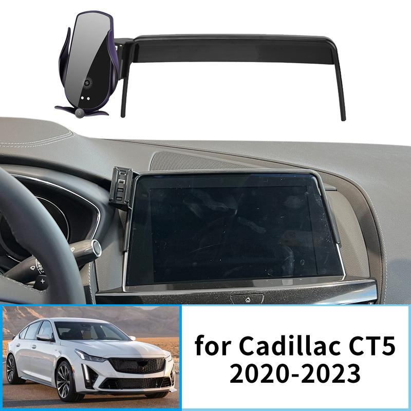 Car Mobile Phone Holder for Cadillac CT5 2020-2023 GPS Bracket Navigation Stand Auto Accessories