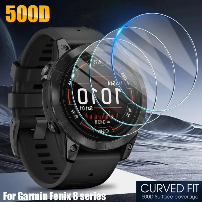Tempered Glass For Garmin Fenix 8 43mm/47mm/51mm Smart Watch HD Clear Anti Scrach Screen Protective Film For Garmin Fenix8