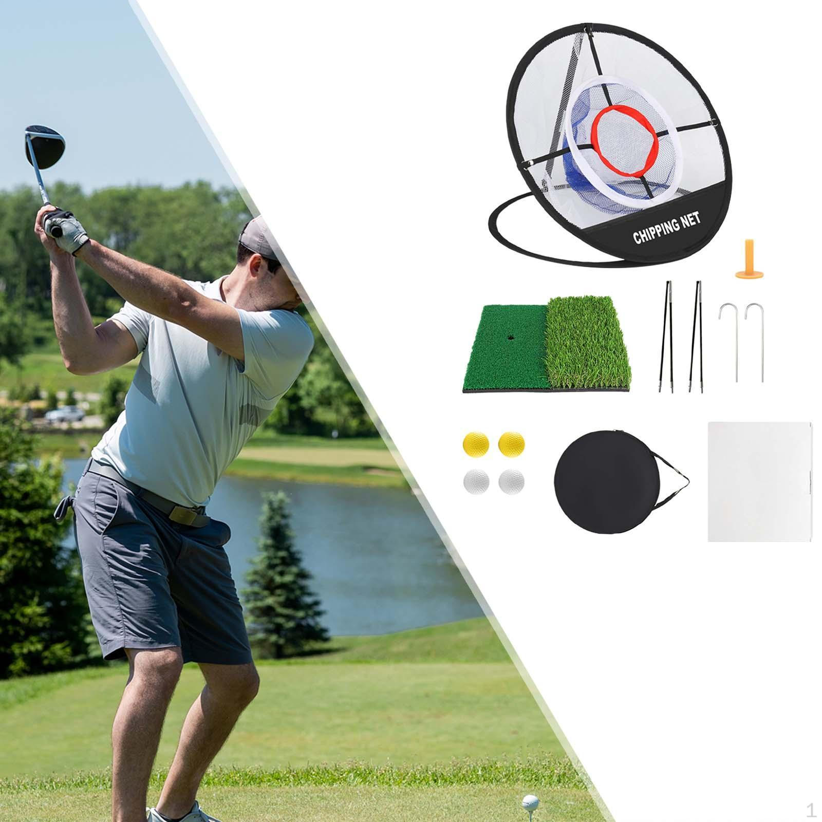 

Аксессуары для сетки для гольфа Складные, легко устанавливаемые, для использования в помещении и на открытом воздухе, переносные для практики set of 8