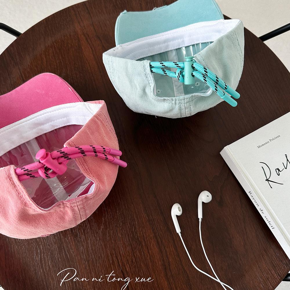 Spring and Summer Parent Child Style Korean Old-fashioned Candy Color Versatile Baseball Cap Baby Sun Hat