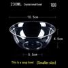ZISIZ Disposable Clear Plastic Bowls