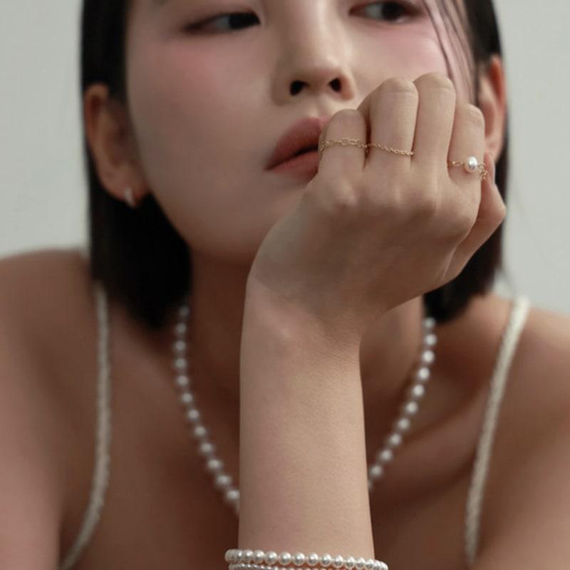 Less is more 3mm pearl bracelet