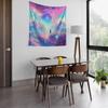 Starry Night Landscape Tapestry Psychedelic Colorful Wall Art Van Gogh Style Aesthetic Home Decor
