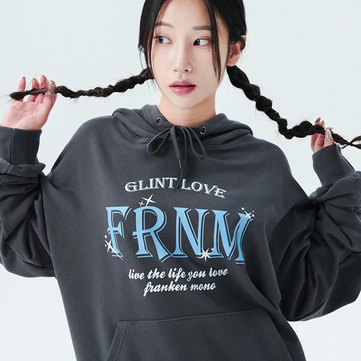Frankenmono Mannish Twinkle Love Hoodie Gray/L
